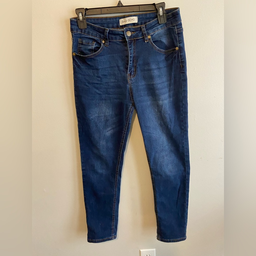 Soho Dark Blue Skinny Jeans